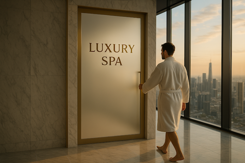 the luxury spa with a secret menu